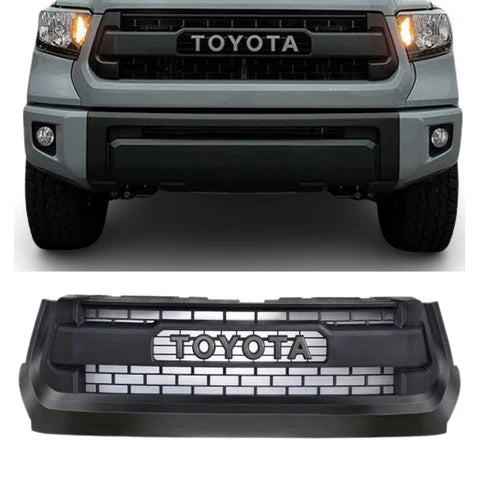 Front Grille for 2014–2021 Toyota Tundra TRD PRO Mesh Grille with Emblem