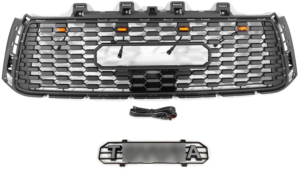 To1200337 Front Grille for 2010–2013 Toyota Tundra Black Mesh Bumper Insert – OE ...