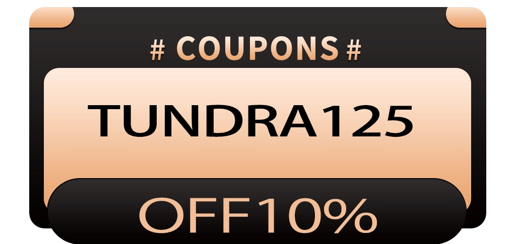 TUNDRA125 — 10% OFF
